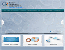 Tablet Screenshot of chromatographytech.com